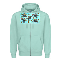 Seafoam spinosaurus sippy cup Zipper Hoodie - Artiststas