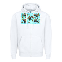 White spinosaurus sippy cup Zipper Hoodie - Artiststas