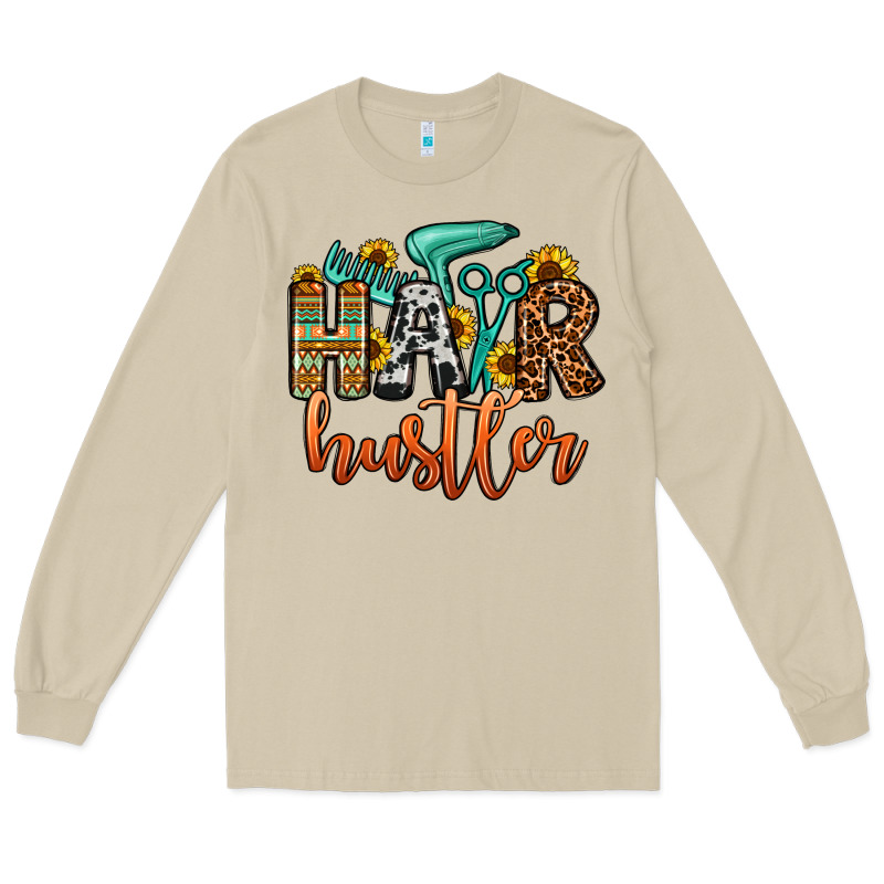 Hair Hustler Long Sleeve Tee by OliviaCreatesArt | Teevron
