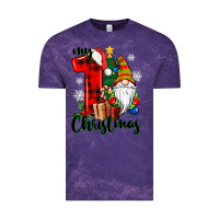 Cloud Purple my first christmas gnome Vintage Tee - CowGirlArtShop
