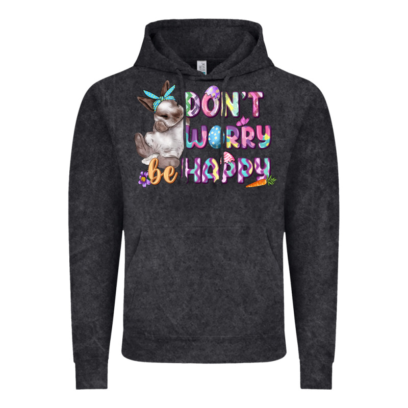 Don't Worry Be Happy Easter Vintage Hoodie by CowGirlArtShop | Teevron
