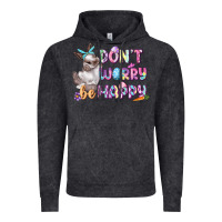 Vintage Black Don't worry be happy Easter Vintage Hoodie - CowGirlArtShop