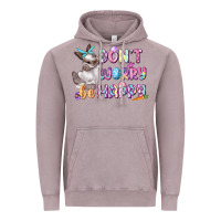 Vintage Zinc Don't worry be happy Easter Vintage Hoodie - CowGirlArtShop