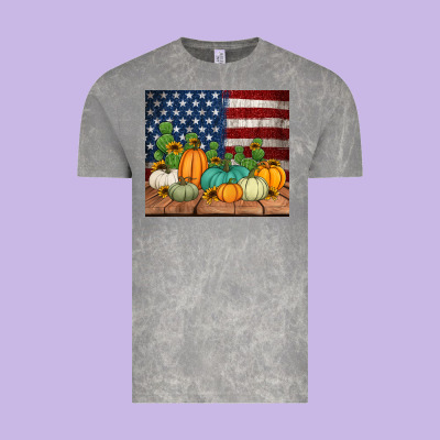 Fall Themed American Tumbler Vintage Tee Designed By Jasminsmagicworld
