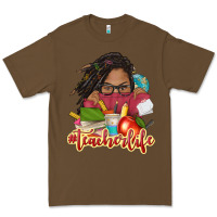 Cacao afro woman teacher life Premium Tee - NancyCooperArtShop
