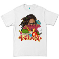 White afro woman teacher life Premium Tee - NancyCooperArtShop