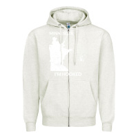 Oatmeal Heather MN Minnesota Fishing T Gift for Fishermen and Anglers Zipper Hoodie - longCreatives