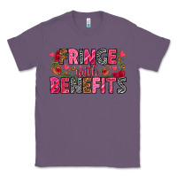 Lavender Fringe with benefits Valentine's Day Classic Tee - HowdyJamesFarm