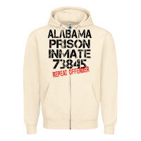 Sandshell halloween alabama prisoner party costume tshirt Zipper Hoodie - longCreatives