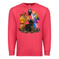 Cardinal surprise!  scooby dog with friends funny halloween Premium Sweatshirt - longCreatives