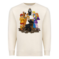 Sandshell surprise!  scooby dog with friends funny halloween Premium Sweatshirt - longCreatives