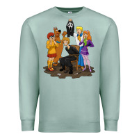 Seafoam surprise!  scooby dog with friends funny halloween Premium Sweatshirt - longCreatives