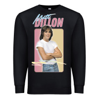 Black Matt Dillon - Retro Aesthetic Design Premium Sweatshirt - longCreatives
