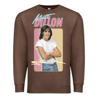 Chestnut Matt Dillon - Retro Aesthetic Design Premium Sweatshirt - longCreatives
