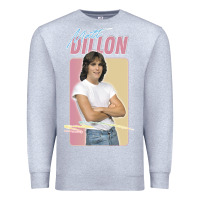 Heather Grey Matt Dillon - Retro Aesthetic Design Premium Sweatshirt - longCreatives