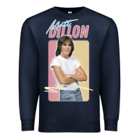 Navy Matt Dillon - Retro Aesthetic Design Premium Sweatshirt - longCreatives