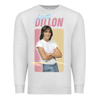 Oatmeal Heather Matt Dillon - Retro Aesthetic Design Premium Sweatshirt - longCreatives