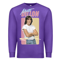 Purple Matt Dillon - Retro Aesthetic Design Premium Sweatshirt - longCreatives