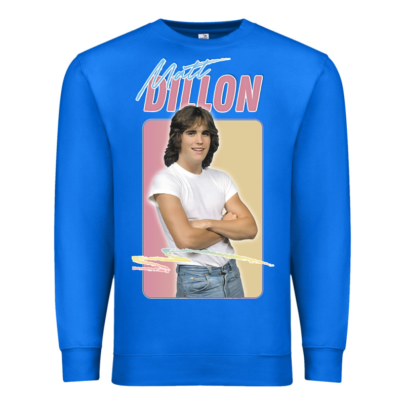 Matt Dillon - Retro Aesthetic Design Premium Sweatshirt by longCreatives | Teevron