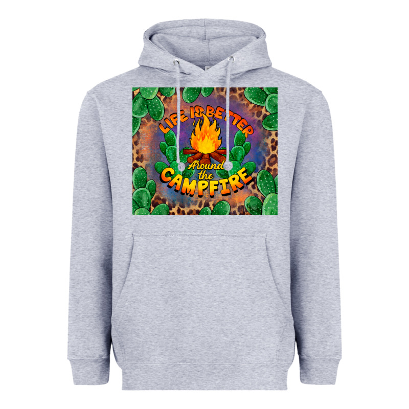 Life Is Better Around The Campfire Heavyweight Hoodie by BarkalooDesign | Teevron