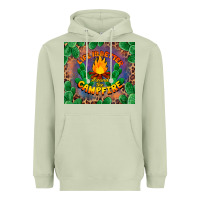 Matcha life is better around the campfire Heavyweight Hoodie - BarkalooDesign