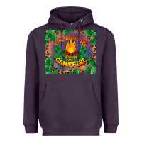 Plum life is better around the campfire Heavyweight Hoodie - BarkalooDesign