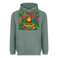 Sage life is better around the campfire Heavyweight Hoodie - BarkalooDesign