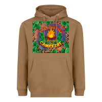 Toasted Coconut life is better around the campfire Heavyweight Hoodie - BarkalooDesign