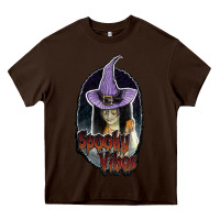 Chocolate Brown spooky vibes Heavy Core Tee - JahusDesignShop