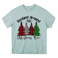 Rockin' Around The Christmas Tree Heavy Core Tee | Teevron