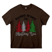 Chocolate Brown Rockin' Around The Christmas Tree Heavy Core Tee - Bettercallsaul
