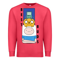 Cardinal Cn Adventure Time Finn Jake Bmo Best Buds Premium Sweatshirt - longCreatives