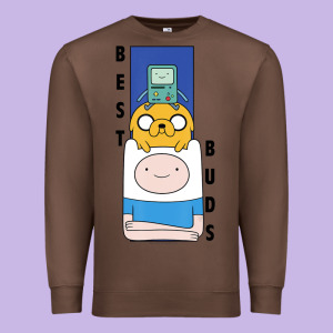 Cn Adventure Time Finn Jake Bmo Best Buds Premium Sweatshirt Designed By Longcreatives