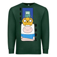 Sports Green Cn Adventure Time Finn Jake Bmo Best Buds Premium Sweatshirt - longCreatives