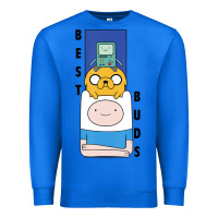 True Royal Cn Adventure Time Finn Jake Bmo Best Buds Premium Sweatshirt - longCreatives