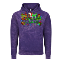 Cloud Purple Mama claus christmas lights and gifts mother's day Vintage Hoodie - HowdyJamesFarm