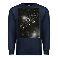 Navy Outer Wilds Premium Sweatshirt - longCreatives