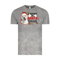 Cloud Rock i believe in santa paws Vintage Tee - CowGirlArtShop