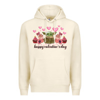 Happy Valentines Day Yoda Premium Hoodie | Teevron