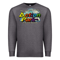 Charcoal Heather Funny Action Park New Jersey 1978 Vintage Premium Sweatshirt - longCreatives