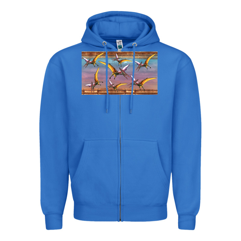 Dinosaur Pterodactyl Sippy Cup Zipper Hoodie by Artiststas | Teevron