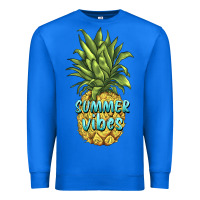 True Royal summer vibes pineapple Premium Sweatshirt - BarkalooDesign