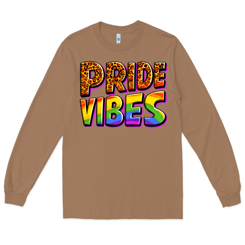 Pride Vibes Long Sleeve Tee by OliviaCreatesArt | Teevron