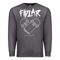 Charcoal Heather Fidlar no Waves fans , music Premium Sweatshirt - longCreatives