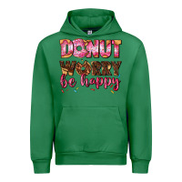 Emerald donut worry be happy Urban Hoodie - AdoDesignShop