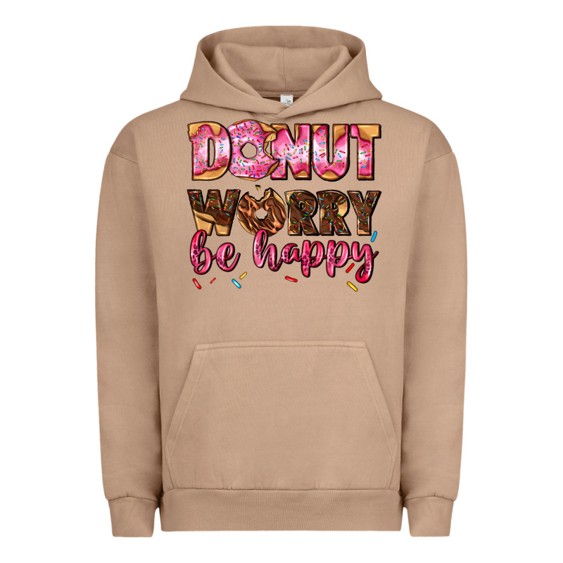 Donut Worry Be Happy Urban Hoodie by AdoDesignShop | Teevron