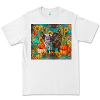 White fall heifer cows Premium Tee - RanaPortraitStore