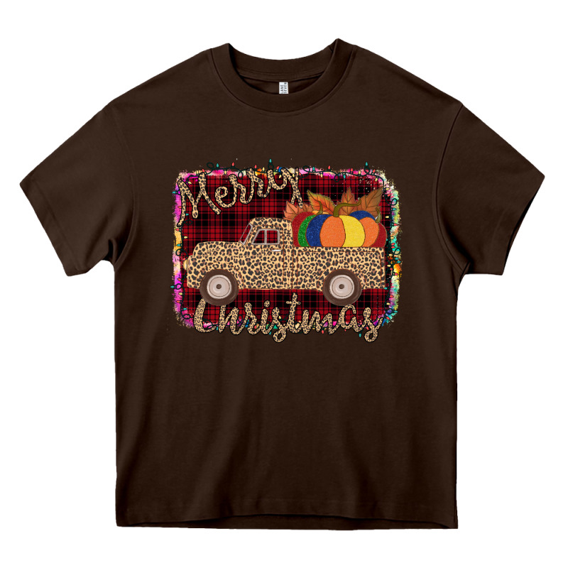 Merry Christmas Truck Heavy Core Tee by Bettercallsaul | Teevron