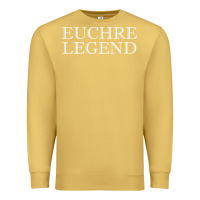 Antique Gold euchre tee shirt funny euchre player gift idea euchre legend Premium Sweatshirt - longCreatives