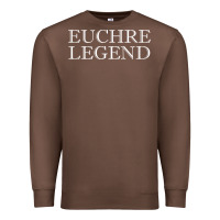Chestnut euchre tee shirt funny euchre player gift idea euchre legend Premium Sweatshirt - longCreatives